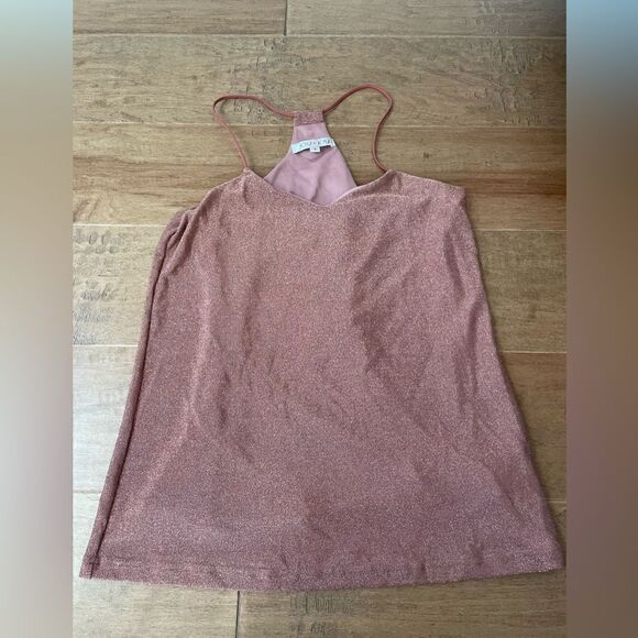 BUNDLE Joy Joy- Shimmer Tank in metal & pink - Picture 4 of 5